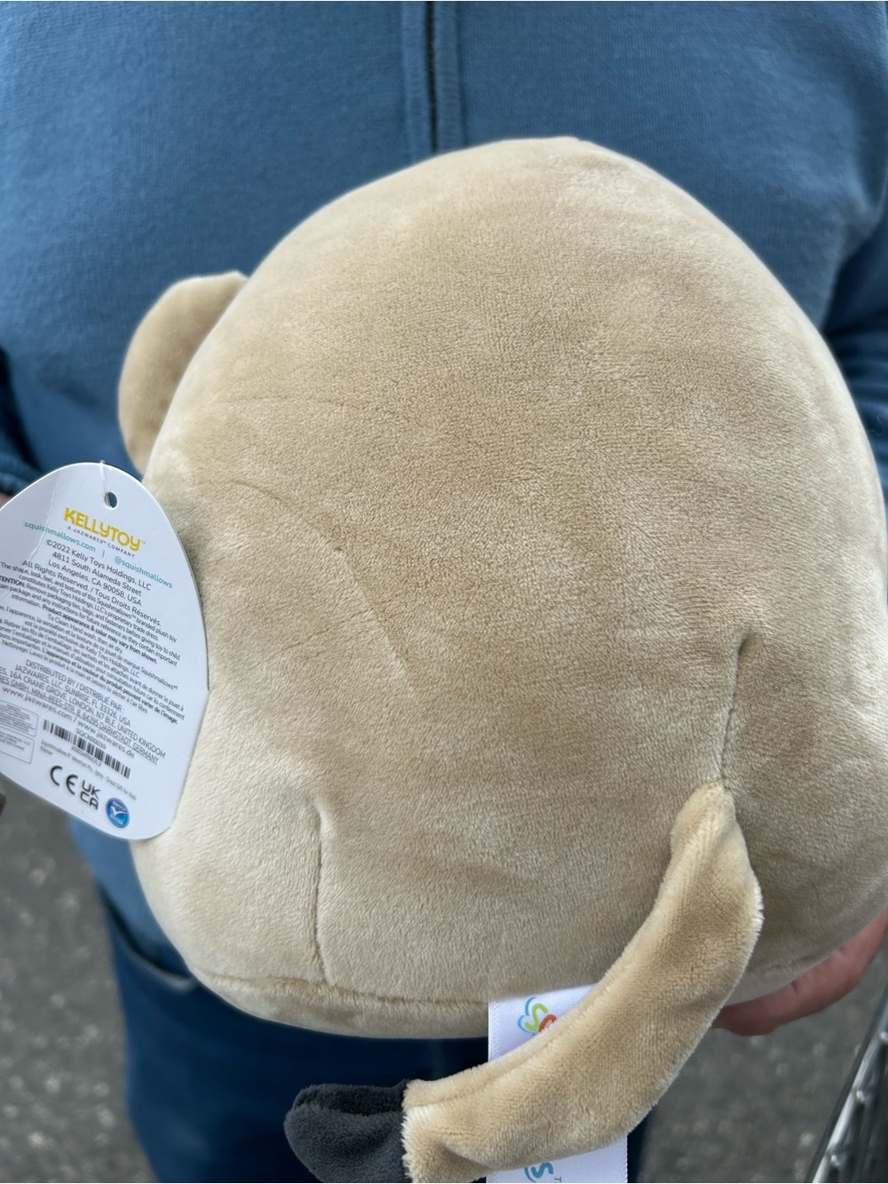 Kellytoy Beige & Cream Panda Plush Squishmallow - Picture 3 of 4